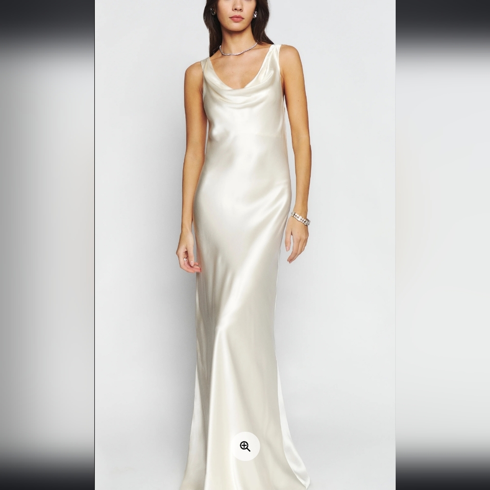 Annabell silk dress by Reformation